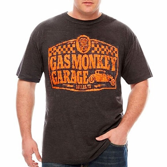 Gas Monkey Garage T-Shirt Hot Rods Dallas 2XL B&T NWT - Picture 1 of 2